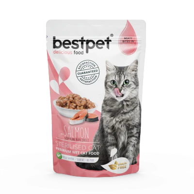 bestpet salmon sterilised 85g