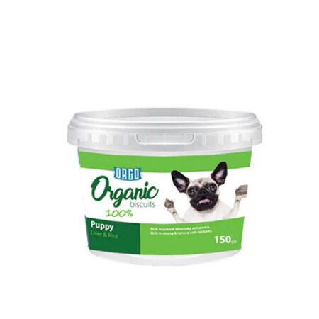 Orgo Puppy Biscuits Liver & Rice 150 gm