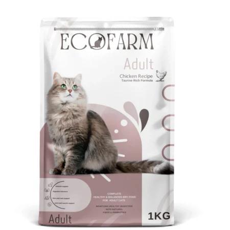 Ecofarm Adult Cat Dry Food Chicken Recipe (1kg_4kg_18kg)