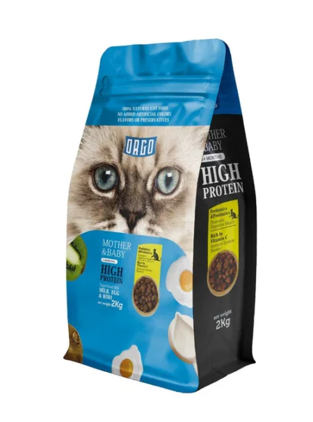 Orgo Mother & Baby Cat Dryfood with Milk, Egg & Kiwi (500g)