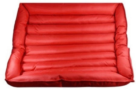 red pet bed