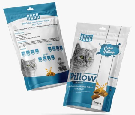 ORGO Pillow CAT Treats with FISH 80 gm