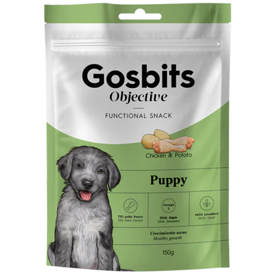 Gosbits Objective Chicken&Potato Puppy Dogs 150g