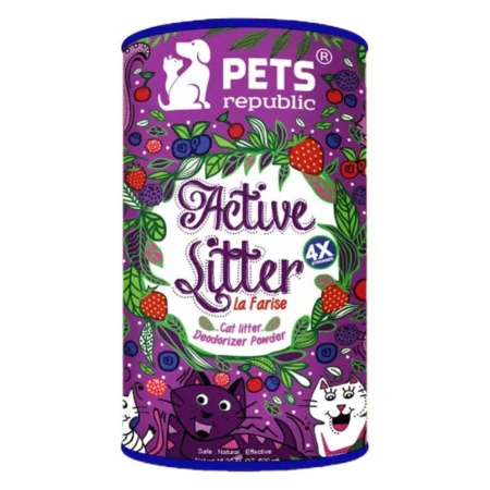 Pets Republic Active Cat Litter Deodorizer Powder La Fraise Scent