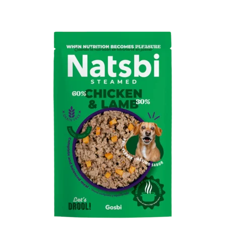 Natsbi Steamed Chicken&Lamb Dogs 200g