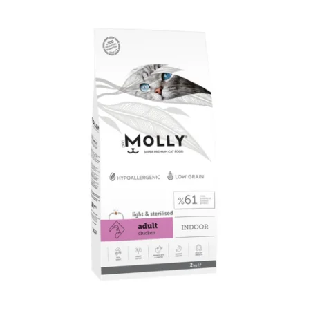 Molly Indoor light & sterilised 2 kg