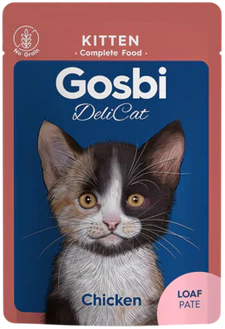 Gosbi Delicat Chicken Loaf Pate Kitten Cats 70g