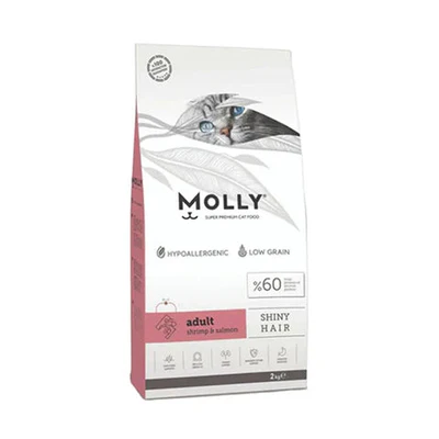 Molly SHINY HAIR Adult Shrimp & Salmon (2kg)