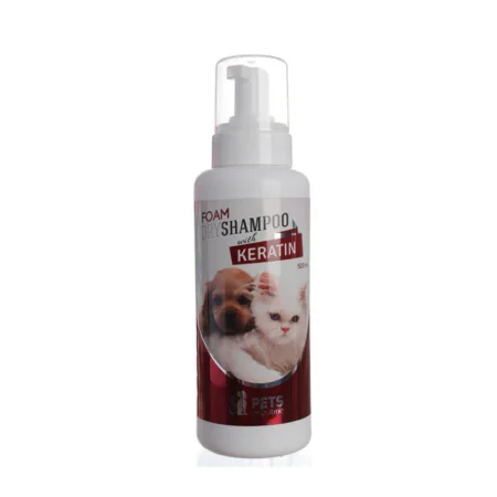 Pets Republic Foam Dry Shampoo with Keratin 520 ml