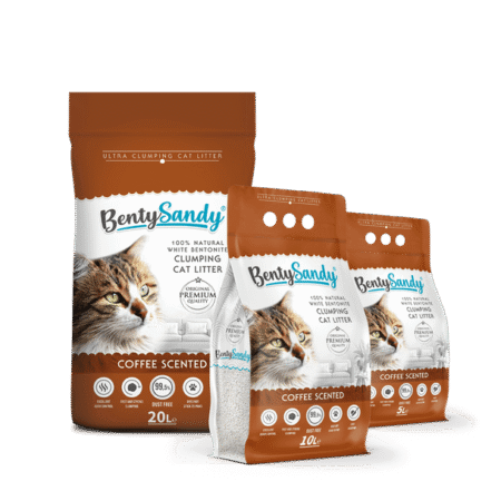 Benty Sandy Clumping Litter Coffee scented