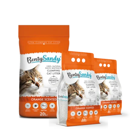 Benty Sandy Clumping Litter Orange scented