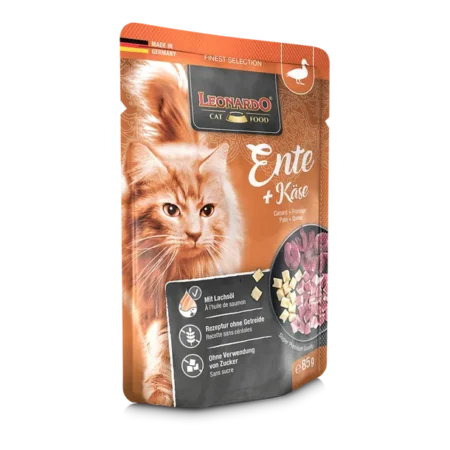 Leonardo With Duck Cheese Adult Cats 85g