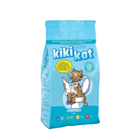 Kiki Kat White Bentonite Clumping Cat Litter (5 L)