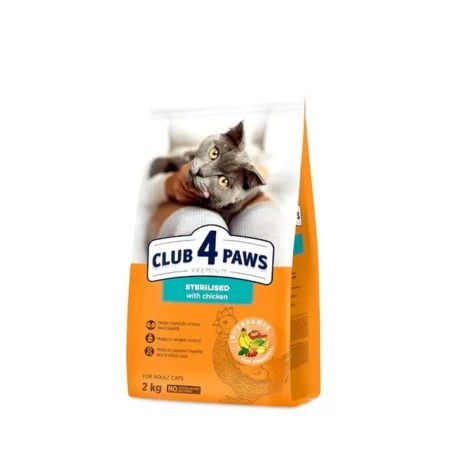 CLUB 4 PAWS PREMIUM STERILISED for adult cats (2kg)