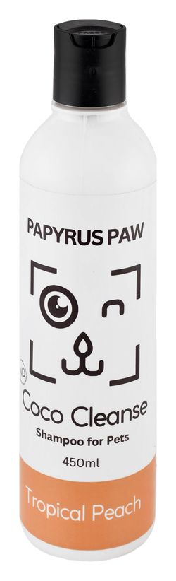 Papyrus Paw Coco Cleanse Pet Shampoo Tropical Peach Scent