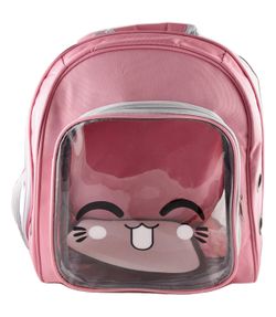 CoolCat Pink Cat Carrier Backpack with Window (35x34x25cm)