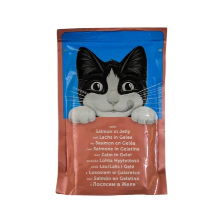 PURINA FELIX Wet Cat Food Pouch With Salmon In Jelly 100 g