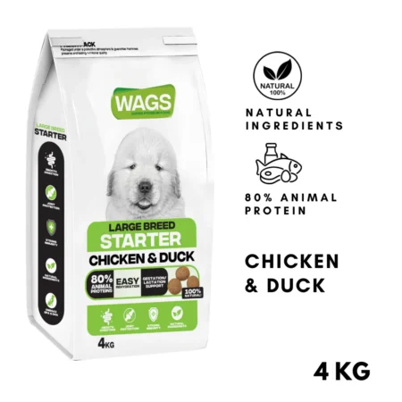 Wags Large Breed - Starter 4kg