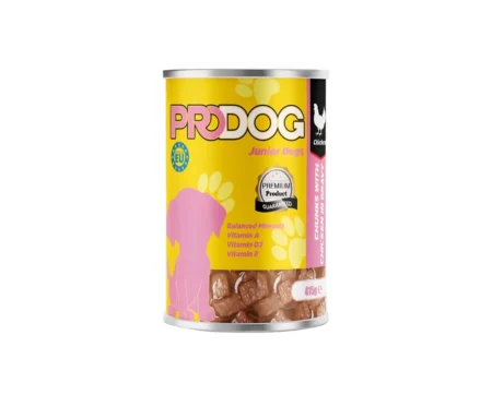 Pro Dog Wet Food For Puppies in Gravy Chunks with Chicken 415G
