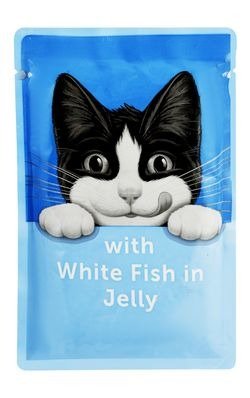PURINA FELIX Wet Cat Food Pouch With WHITE FISH In Jelly 100 g