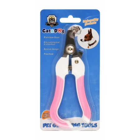 Feddis Pink & White Stainless Steel Pet Nail Clipper
