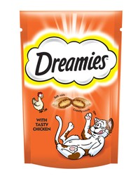 Dreamies Cat Treats with Chicken